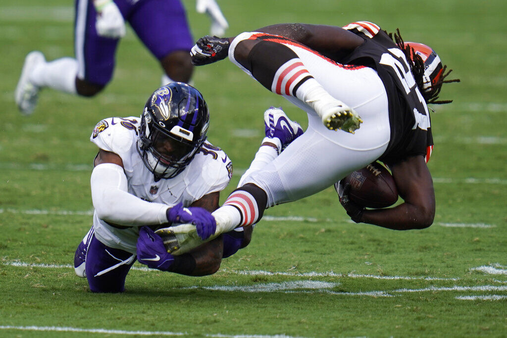 APTOPIX Browns Ravens Football